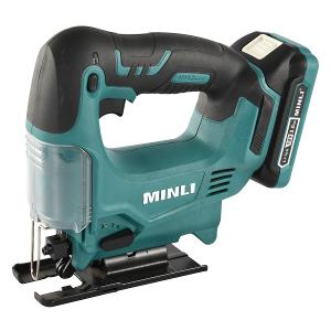 MINLI CORDLESS DRILL  JIG SAW  SIZE 65mm WITH BATTERY SIZE 18V MODEL NO DC301 - CHINA