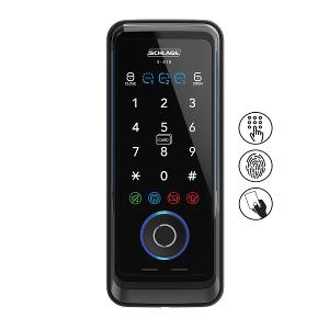 Korean lock works with fingerprint, numbers and card