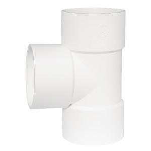 UPVC TEE 90° 1.1/2 INCH SCHEDULE 40 WHITE BAHRAIN PIPES